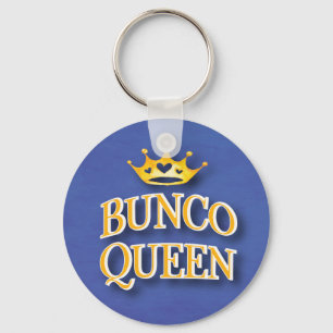 Porte-clés Funny Bunco Queen Aquarelle Couronne