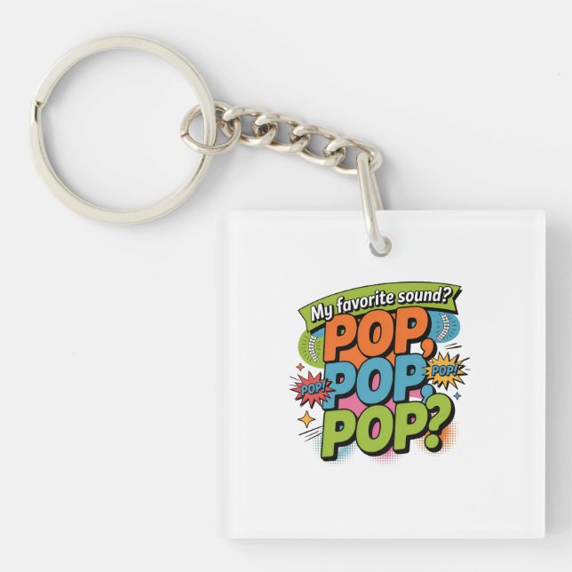 Porte-clés Funny Chiropractor Pop Sound Cadeau (Devant)