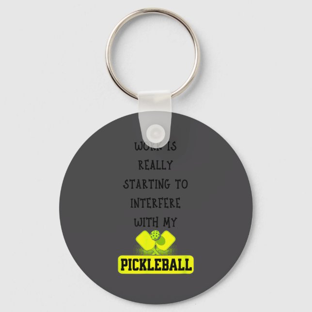 Porte-clés Funny Ckleball Work Quote Ckleball Lover Office Jo (Recto)