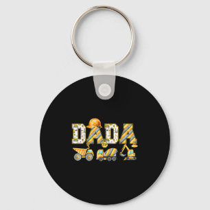 Porte-clés Funny Dada Construction Excavateur Enfants Corresp
