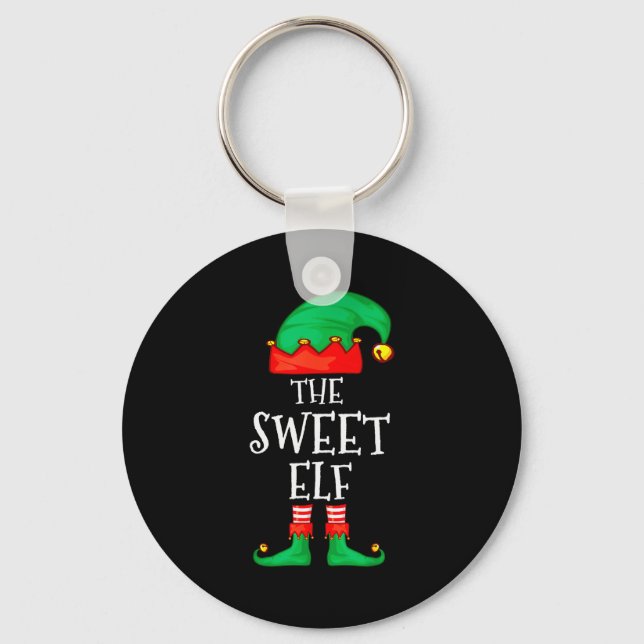Porte-clés Funny Elf Family Christmas The Sweet Elf Sweater M (Recto)