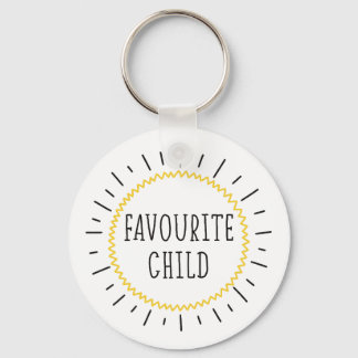 Porte-clés Funny Favori Keyring avec message