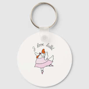 Porte-clés funny hen