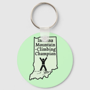 Porte-clés Funny Indiana Mountain Climbing Champion
