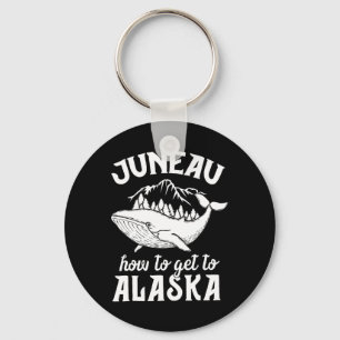 Porte-clés Funny Juneau Alaska Joke Pun Cruise Vacatio famill