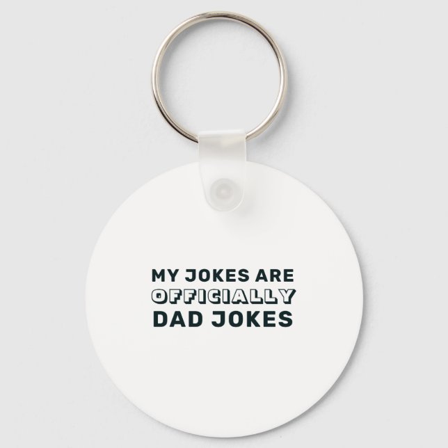 Porte-clés Funny Ly New Dad Daddy Jokes Fathers Day  (Recto)