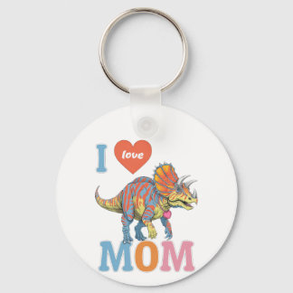 Porte-clés Funny Maman Ceratopsian