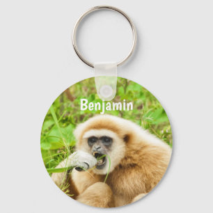 Porte-clés Funny Monkey Personalized Kids Name Keychain