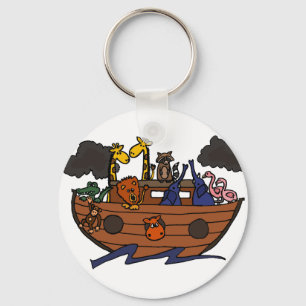 Porte-clés Funny Noah's Ark Cartoon