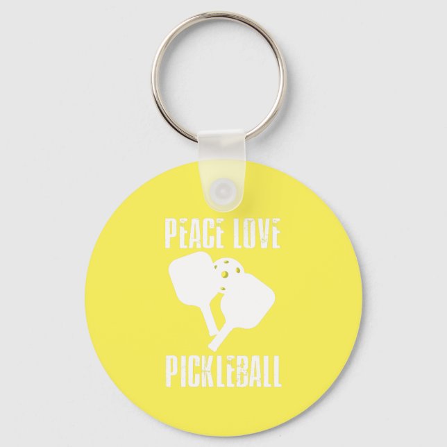 Porte-clés Funny Pickleball (Recto)