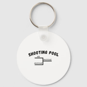 Porte-clés Funny Pool League Tournoi Me N'Importe Qui Billard