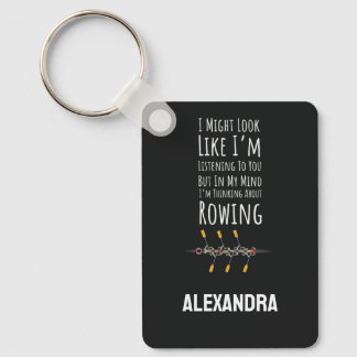 Porte-clés Funny Rower Rowing Crew Sports Boat Lake Team