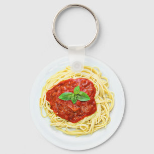 Porte-clés Funny Spaghetti Dinner Plate Food Key Chain