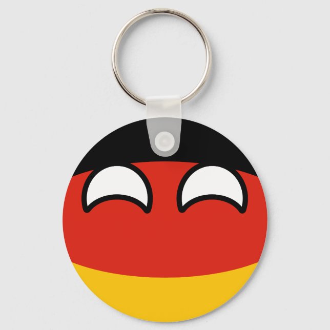 Porte-clés Funny Trending Geeky Allemagne Camptryball (Recto)