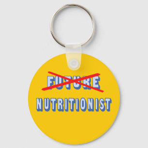 Porte-clés Futur nutritionniste pas plus