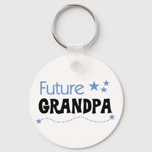 Porte-clés Futurs tee-shirts et cadeaux grand-pa (Recto)