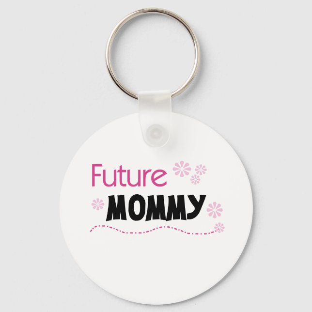 Porte-clés Futurs tee-shirts et cadeaux maman (Recto)