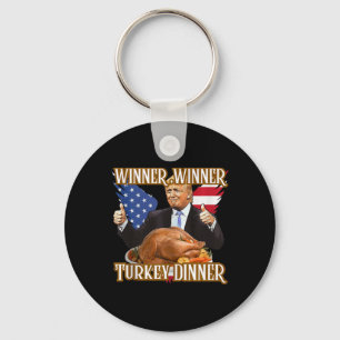Porte-clés Gagnant Dîner Turquie Dîner Drôle Trump Thanksgivi