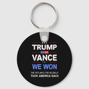 Porte-clés Gagnant Trump Vance Nous avons gagné Pris Byck Ame
