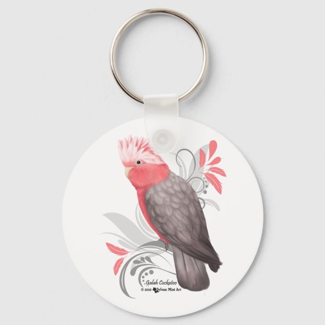 Porte-clés Galah Cockatoo (Recto)