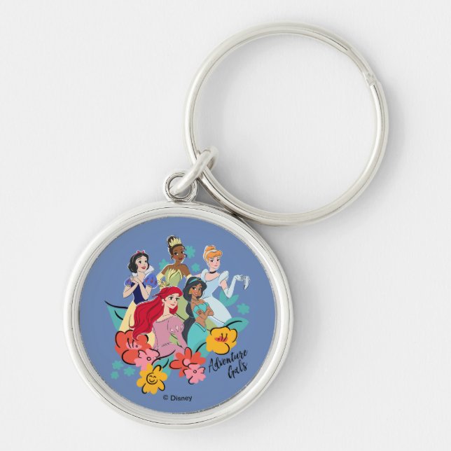 Porte-clés Gals d'aventure Disney Princess (Devant)