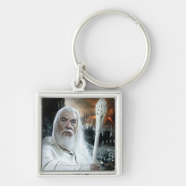 Porte-clés GANDALF™ avec le personnel (Devant)