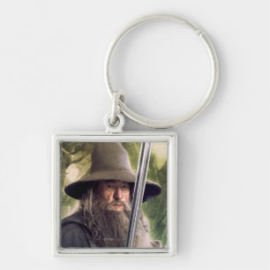Porte-clés Gandalf avec le personnel et l'épée