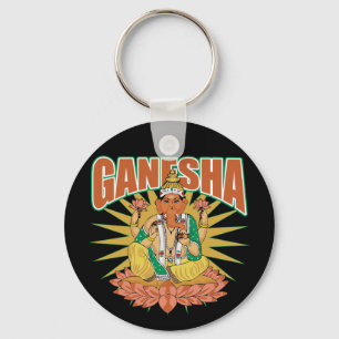 Porte-clés Ganesha indou