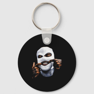 Porte-clés Gangster Gangsta Hip Hop Hiphop Drôle Dents en Or 
