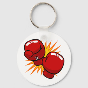 Porte-clés Gants de boxe de bande dessinée