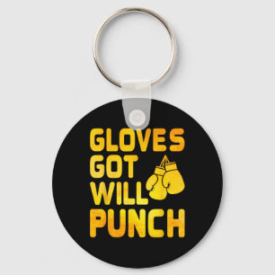 Porte-clés Gants Seront Punch Boxer Sports Force Gym À