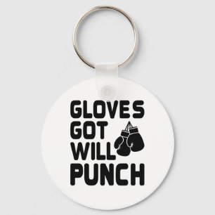 Porte-clés Gants Seront Punch Boxer Sports Force Gym À