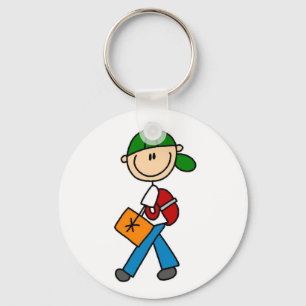 Porte-clés Garçon avec sac à dos