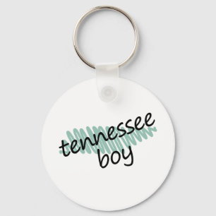 Porte-clés Garçon du Tennessee sur le dessin de carte du
