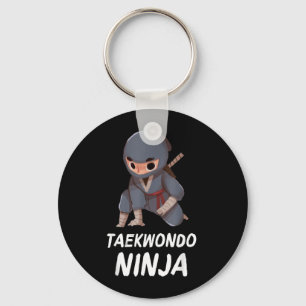 Porte-clés Garçon ninja de taekwondo drôle arts martiaux spor