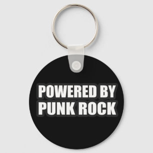Porte-clés garçons filles POWERED BY PUNK ROCK music