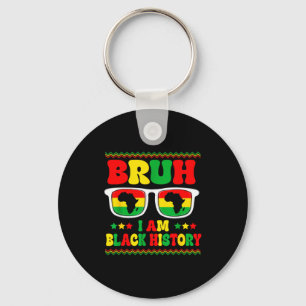 Porte-clés Garçons Hommes Bruh Je suis Mois de l'histoire des