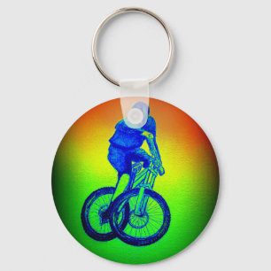 Porte-clés Garçons VTT T Shirt présente MTB Key Ring