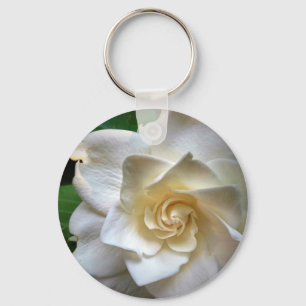 Porte-clés Gardénie blanche