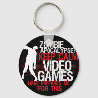 Garder le calme Zombie Apocalypse amusant Porte -