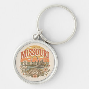 Porte-clés Gateway Arch Route 66 Souvenir Quotidien