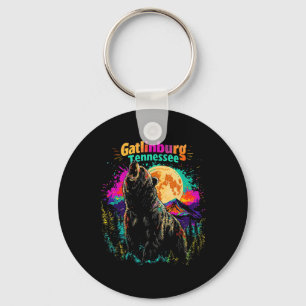 Porte-clés Gatlinburg coloré ours de montagne randonnée Tenne