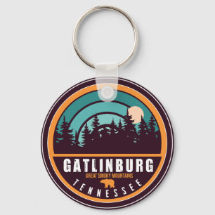 Porte-clés Gatlinburg Tennessee Ours Smoky Mountains