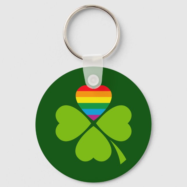 Porte-clés Gay Lucky Clover (Recto)