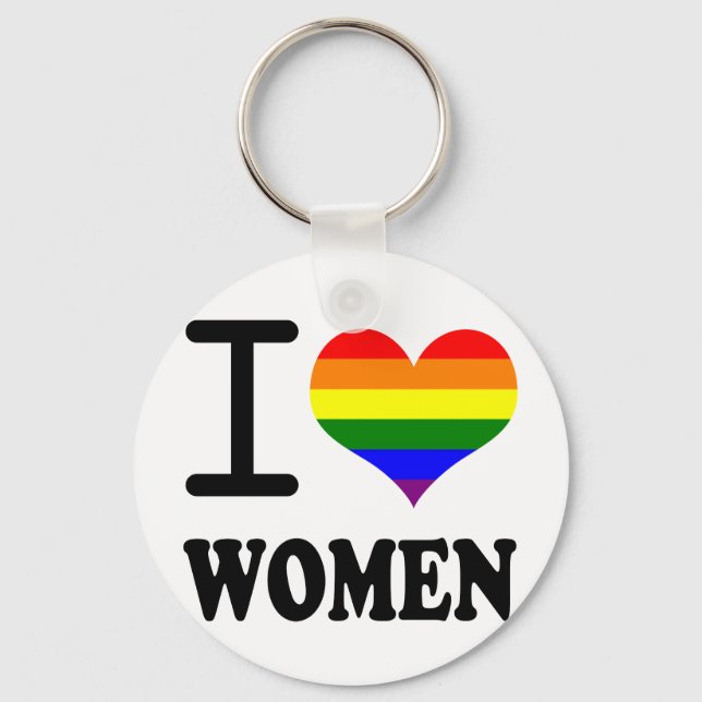 Porte-clés Gay pride - J'aime mon compagnon (Recto)