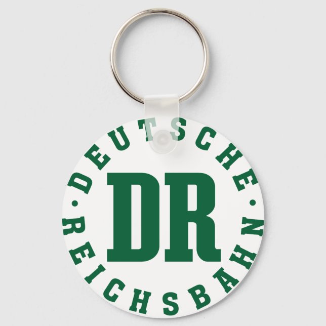 Porte-clés GDR / DDR Railway - Deutsche Reichsbahn Sign (Recto)