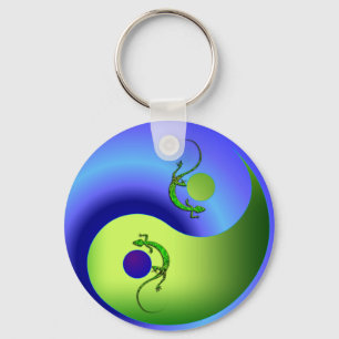 Porte-clés Gecko Yin Yang