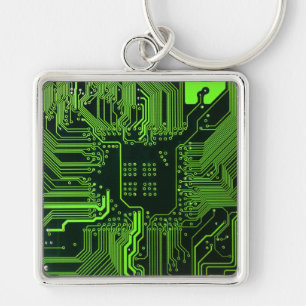 Porte-clés Geek de la carte de circuit électronique Nerd PCB