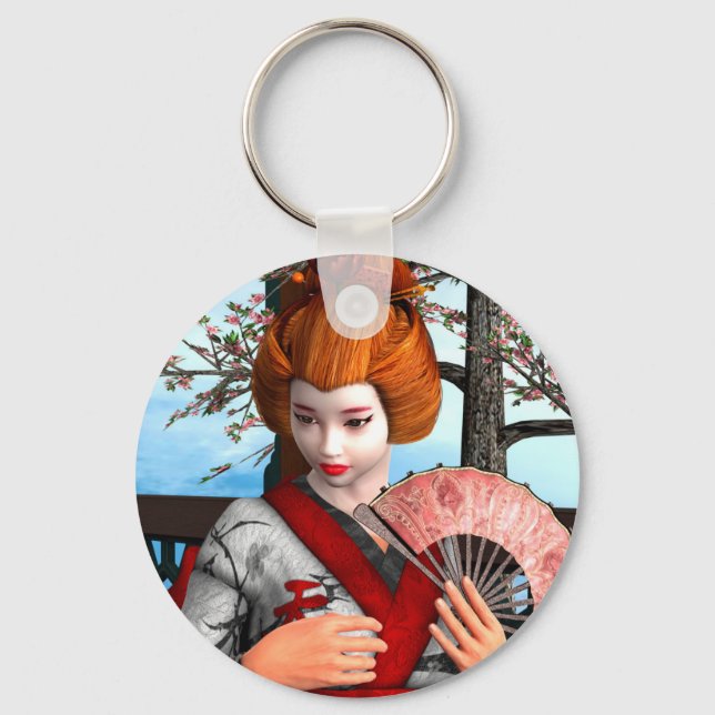 Porte-clés Geisha (Recto)
