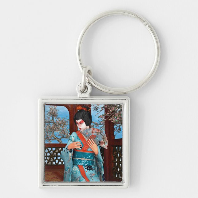 Porte-clés Geisha (Devant)